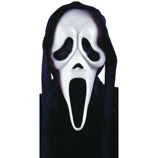 Ghost Face Mask with Shroud Scream Adult Mens Halloween Costume 