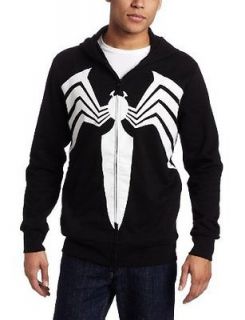   White Logo Zipup Hoodie Sweatshirt S XXL NEW Costume Marvel Spiderman