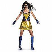   Wild Thing X Men Sassy Deluxe Female Adult Costume Marvel Size 4 6
