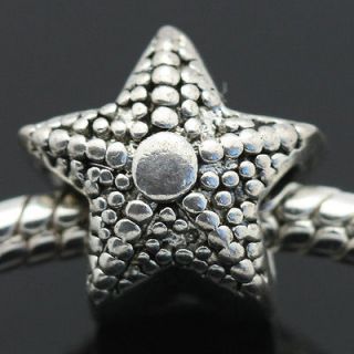 10 Tibetan Silver Star Fish STARFISH Charms Pendants Tibet Jewelry 