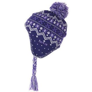 NEW Dare2Be Latisse ski hat, purple, for skiing or school run! Sizes 2 