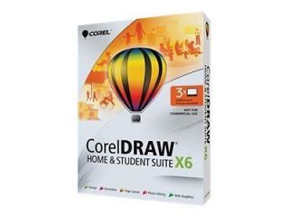 CorelDRAW Home & Student Suite X6 Up to 3 Users (PC) Corel Draw X6 