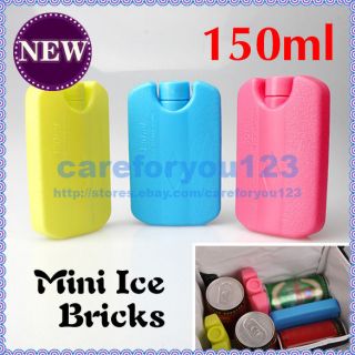 Pack Freezer Ice Brick Lunch Bag Box Block Cool Refreshing Portable 