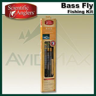 Scientific Anglers Fly Fishing Outfit Bass 7/8 wt 4pc 9 Foot Graphite 