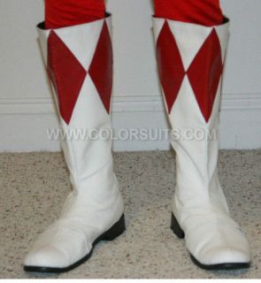 Childs Power Rangers Mystic Force Ranger Costume Boot Covers PINK