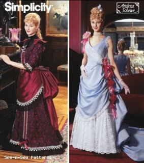   5457 ~ Victorian Saloon Costume SEWING PATTERN Bustle/Titanic OOP