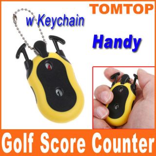   Golf Score Number Counter Keeper Keychain Stroke Shot Putt Counting
