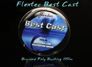 Flextec Braided Fly Line Backing 100 metres Rrp £5.99