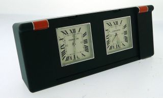   Time Zone Travel Clock PVD Coated Steel Limited Edition of 1000 NEW