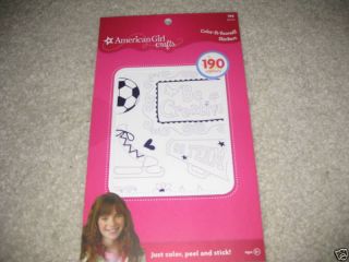 American Girl Crafts   Color   It   Yourself Stickers