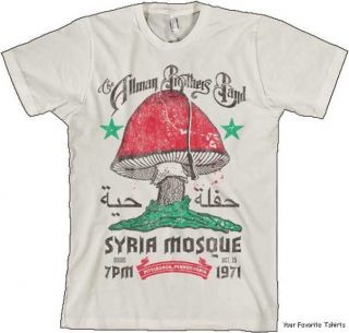 Officially Licensed The Allman Brothers Band Syria Mosoue 1971 Adult 