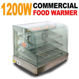   Stainless Steel Countertop Food Pizza Display Warmer 25x23x17