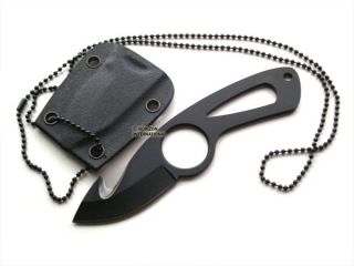 Neck Knife With Mold Neck Sheath   NEW   GUT HOOK FH
