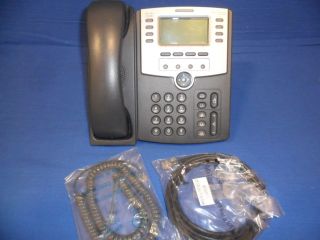 Cisco SPA509G 12 Line IP Phone   PoE, SIP, SPCP   Refurbished no Power 