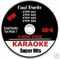 Karaoke CDGs Pop Rock Country 4 Discs 83 Songs Tracks 4 Your CD 