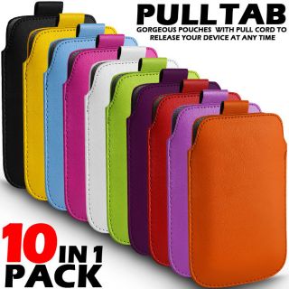   IN 1 PACK PULL TAB LEATHER POUCH CASE COVER FOR VARIOUS SAMSUNG PHONES