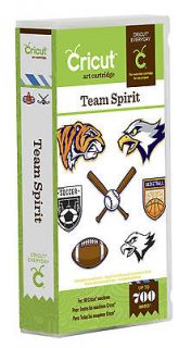 Cricut Team Spirit Cartridge Brand New