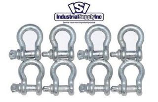 ALLOY Screw Pin Clevis Anchor Shackle (8 pk)