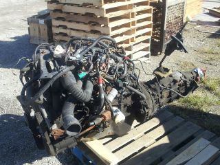   ENGINE, 300 CUBIC INCH 6 CYLINDER W/4 SPEED TRANSMISSION CRATE ENGINE