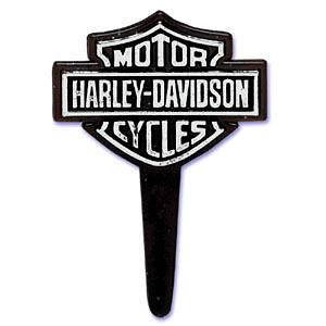 HARLEY DAVIDSON Cupcake Picks Birthday Cake Toppers Party Favors 