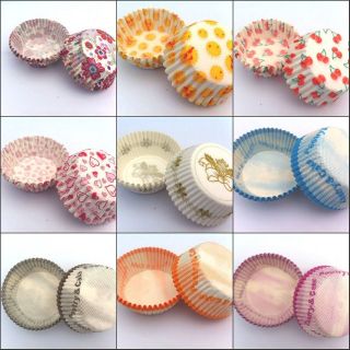 styles mini paper cupcake liners baking muffin cases 100 pcs fashion 