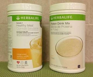 NEW Herbalife Formula 1 Shake Mix + Protein Drink Mix Combo