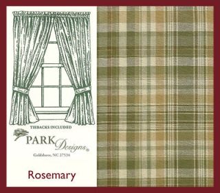 Park Designs Rosemary  Country Cottage 63 Panel Curtains
