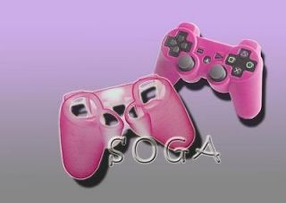 PINK SILICONE SKIN CASE PLAYSTATION 3 PS3 CONTROLLER 