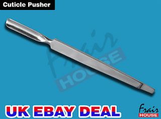 cuticle pusher scarper double end spoon shape clean glue remover 