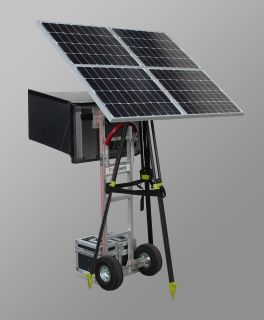 160W SOLAR POWER GENERATOR, W/CHARGER, 5V to 24V
