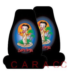 FRONT CAR TRUCK SEAT COVER BETTY BOOP HAWAII ALOHA