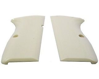   Hi Power Scrimshaw Ivory Polymer Grip Panels Ivory Polymer 09020