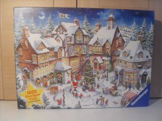   THE CHRISTMAS VILLAGE 2004 LIMITED EDITION 1000 PIECE JIGSAW PUZZLE