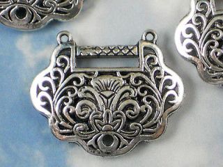 to 1 Antiqued Tibetan Silver Flower Necklace or Rosary Center Bead 