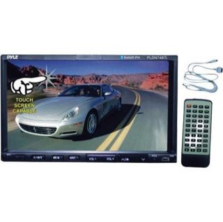 NEW Pyle PLDN74BTI In Dash Double DIN 7 Touch Monitor Car DVD Player 