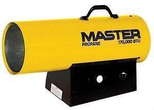 170000 btu master propane heater model blp170vta $ 400 heater