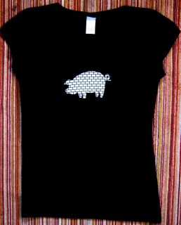 ROGER WATERS THE WALL PINK FLOYD ANIMALS PIG 2 SIDED BABYDOLL Sizes SM 