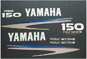 Yamaha outboard motor decal kit 150 hp 4 stroke Kit, (+ Avail. in 115 