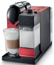 DeLonghi & Nespresso Lattissima Plus RED Espresso Machine+tons of 