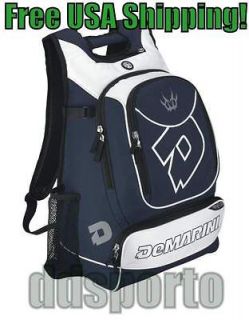 Demarini Vexxum Bat Pack Navy/White Baseball Player Backpack Bat Bag