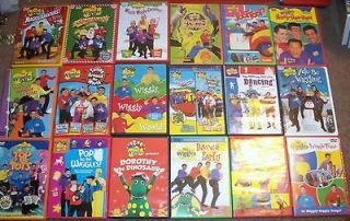   Lot of The Wiggles DVDs Choice Auction 18 titles CREATE YOUR OWN LOT