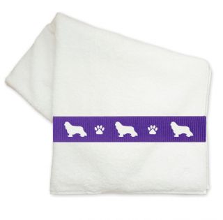   King Charles Spaniel CKCS Dog Bath or Hand Towel   Dog Bath Decor