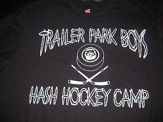   PARK BOYS Hash Hockey Camp Shirt size SMALL New BUBBLES PUCK design