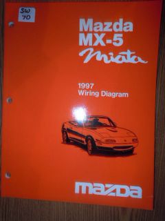1997 MAZDA MX 5 MIATA WIRING DIAGRAMS SHOP SERVICE MANUAL