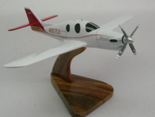 Lancair Evolution Airplane Desk Wood Model  New