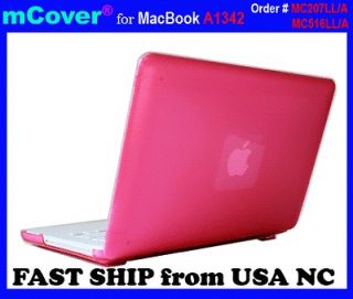   mCover® Hard CASE for 13.3 White A1342 MacBook + FREE Keyboard Cover