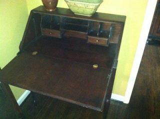 nice antique secretary desk mahogany wood time left $ 200