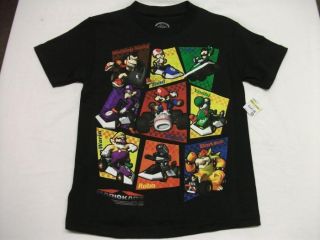   Mario Kart Top T Shirt 10   12 Large Nintendo Clothes Game DS Wii