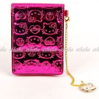 Hello Kitty Shiny Digital Camera Case Pouch Cell Phone Bag w/Chain 