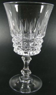 Cris D Arques Tuilleries Villandry Wine Goblet Glass Stem Cristal d 